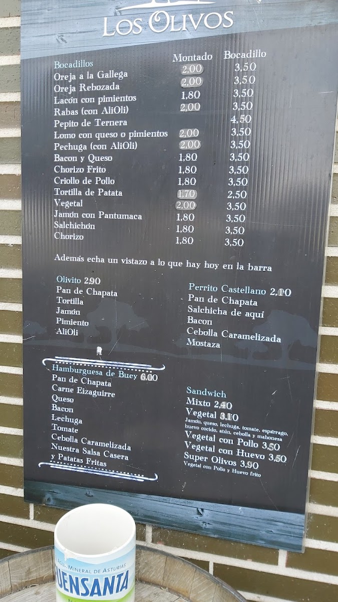 Menu Bar Restaurante Los Olivos-2